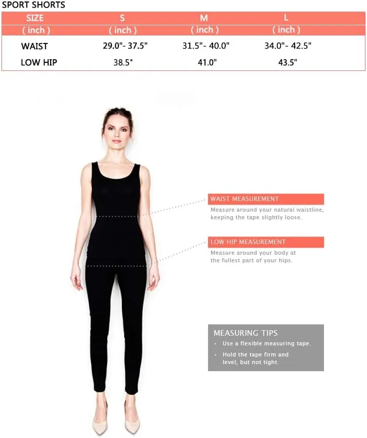 RIBOOM Women Workout Fitness Running Shorts Double Layer Active Yoga Gym Sport Shorts