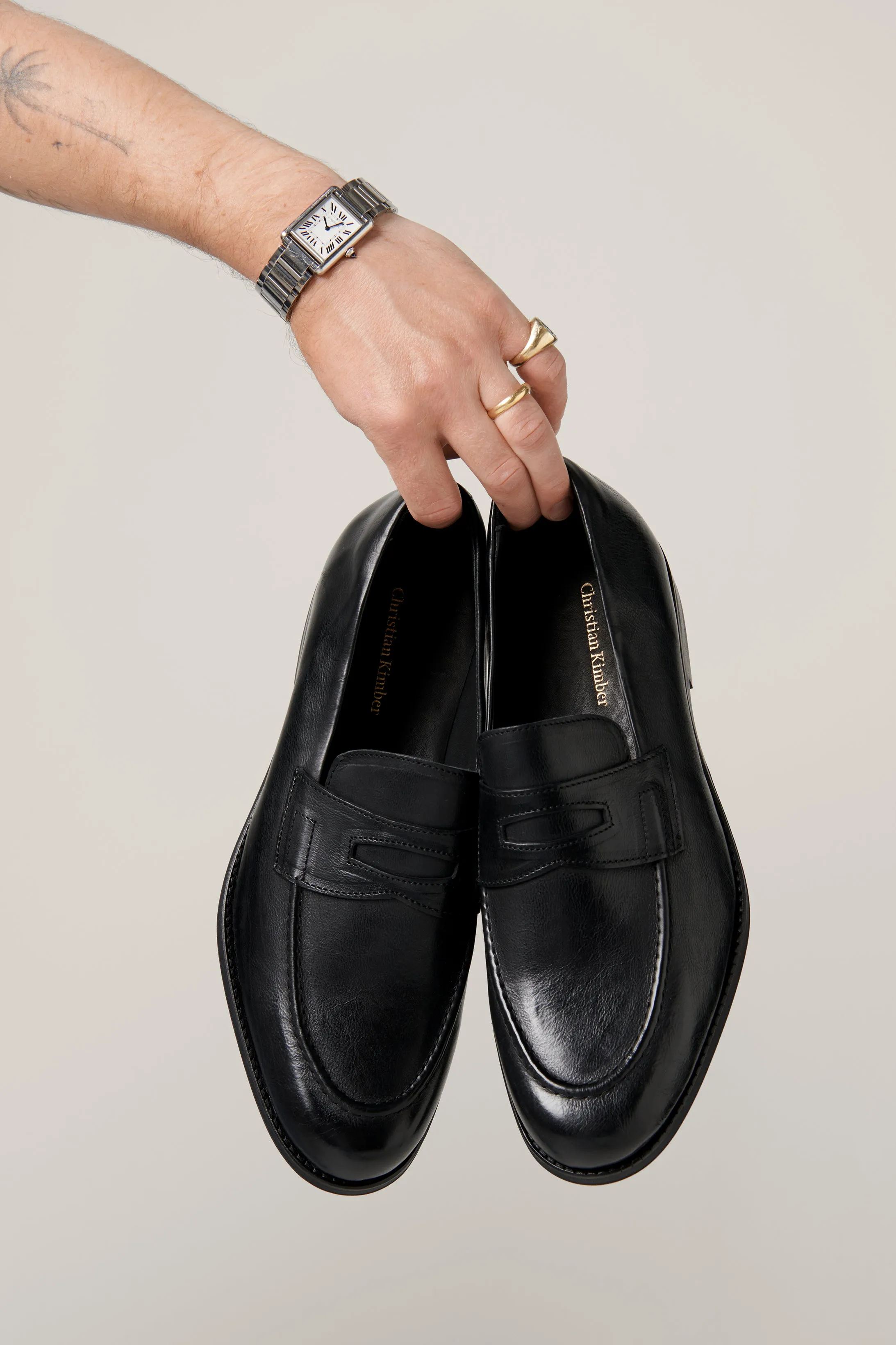 Russell Classic Loafer - Black Grain