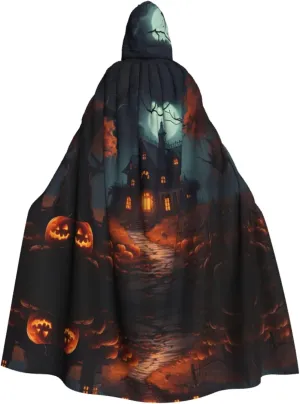 Scary Halloween Cape Cloak Adults Hooded Cloak For Women Men Halloween Costumes Christmas Cosplay