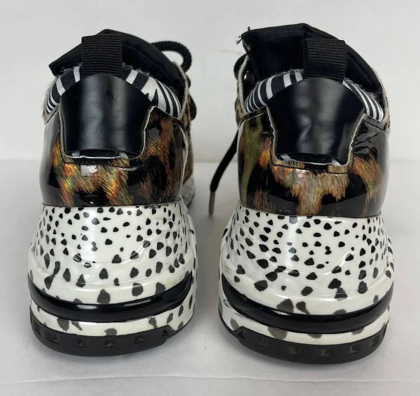 Steve Madden Cliff Animal Print Collage Sneakers - 7