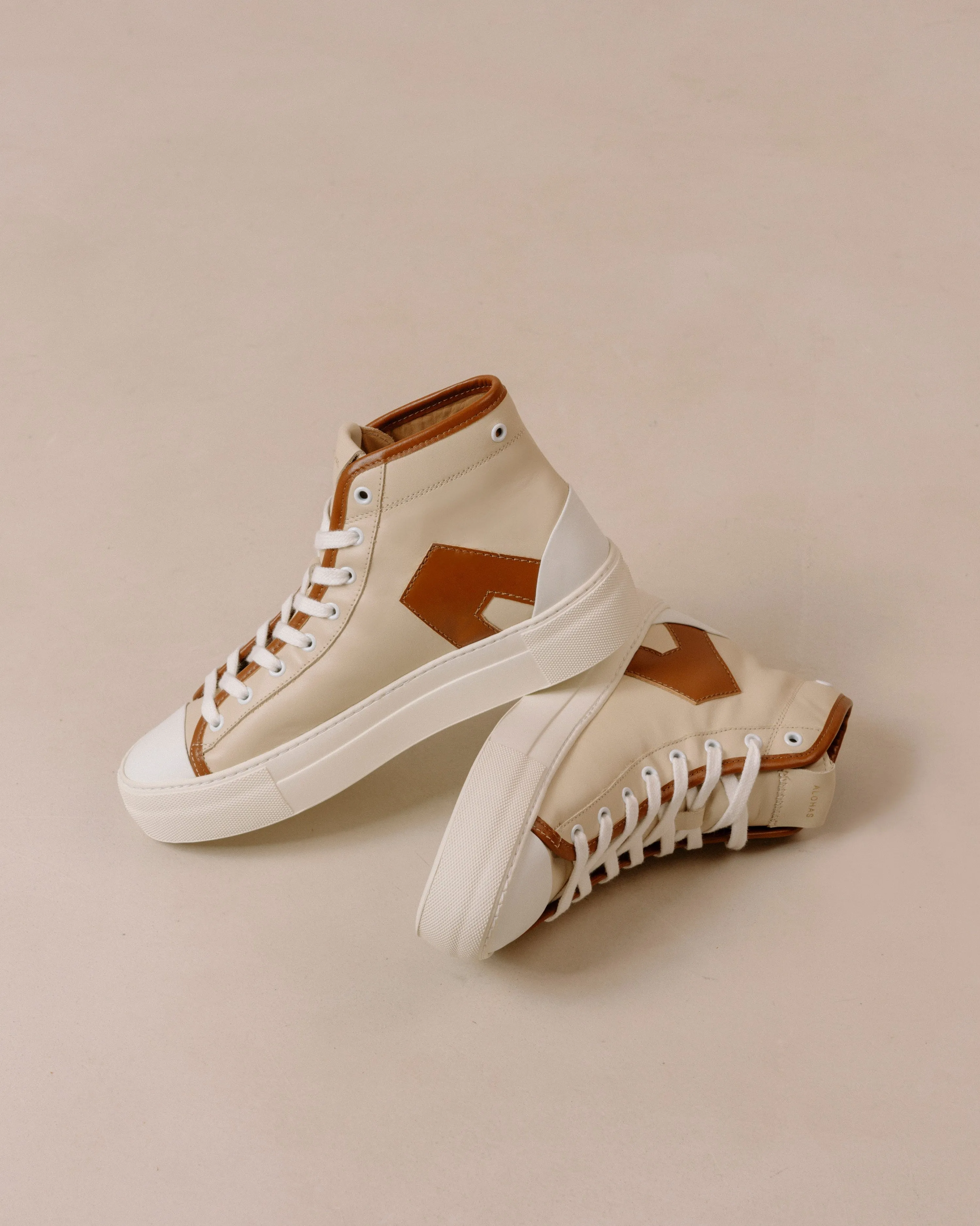 TB.35 COOKIE SNEAKER - BROWN/BEIGE