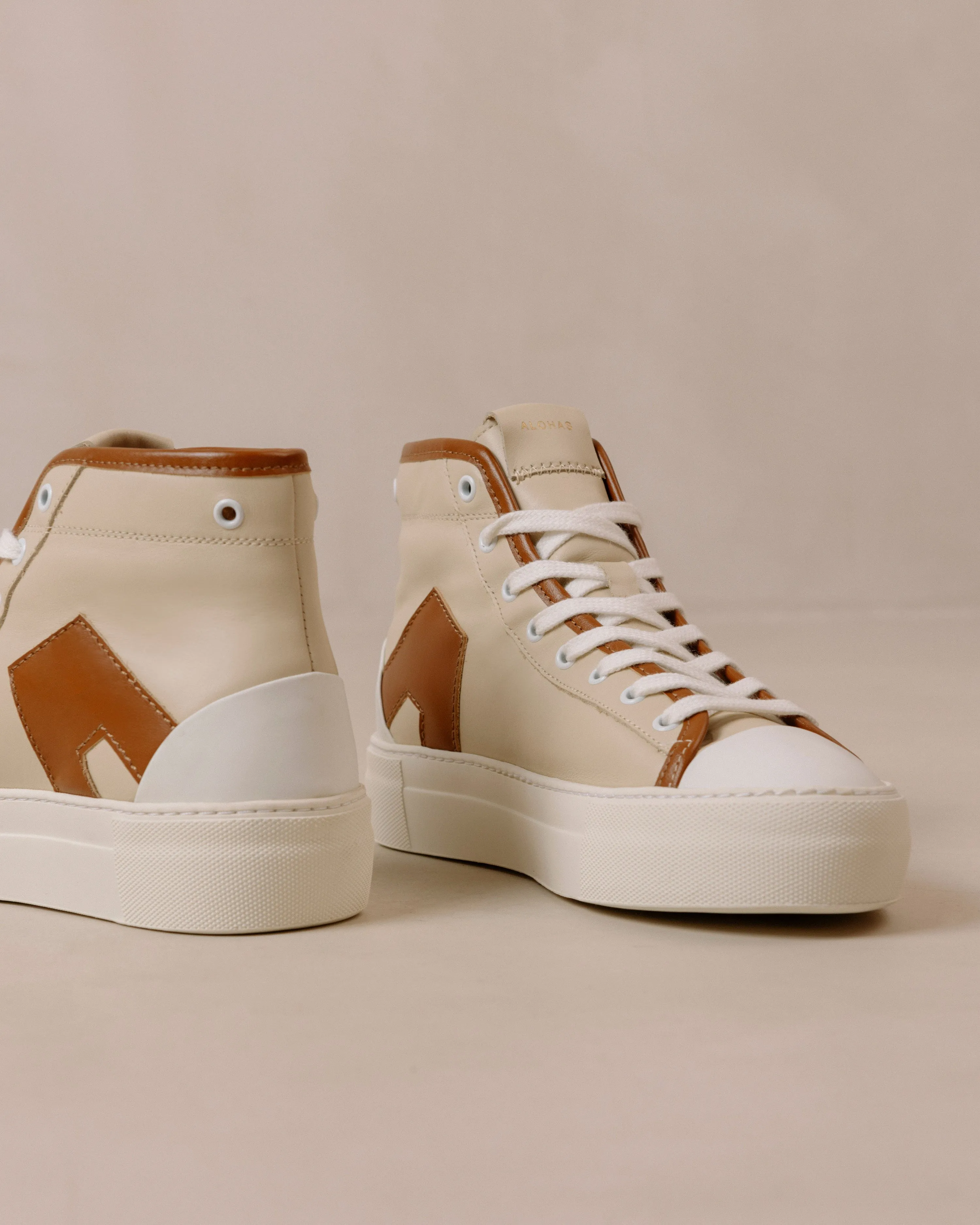 TB.35 COOKIE SNEAKER - BROWN/BEIGE