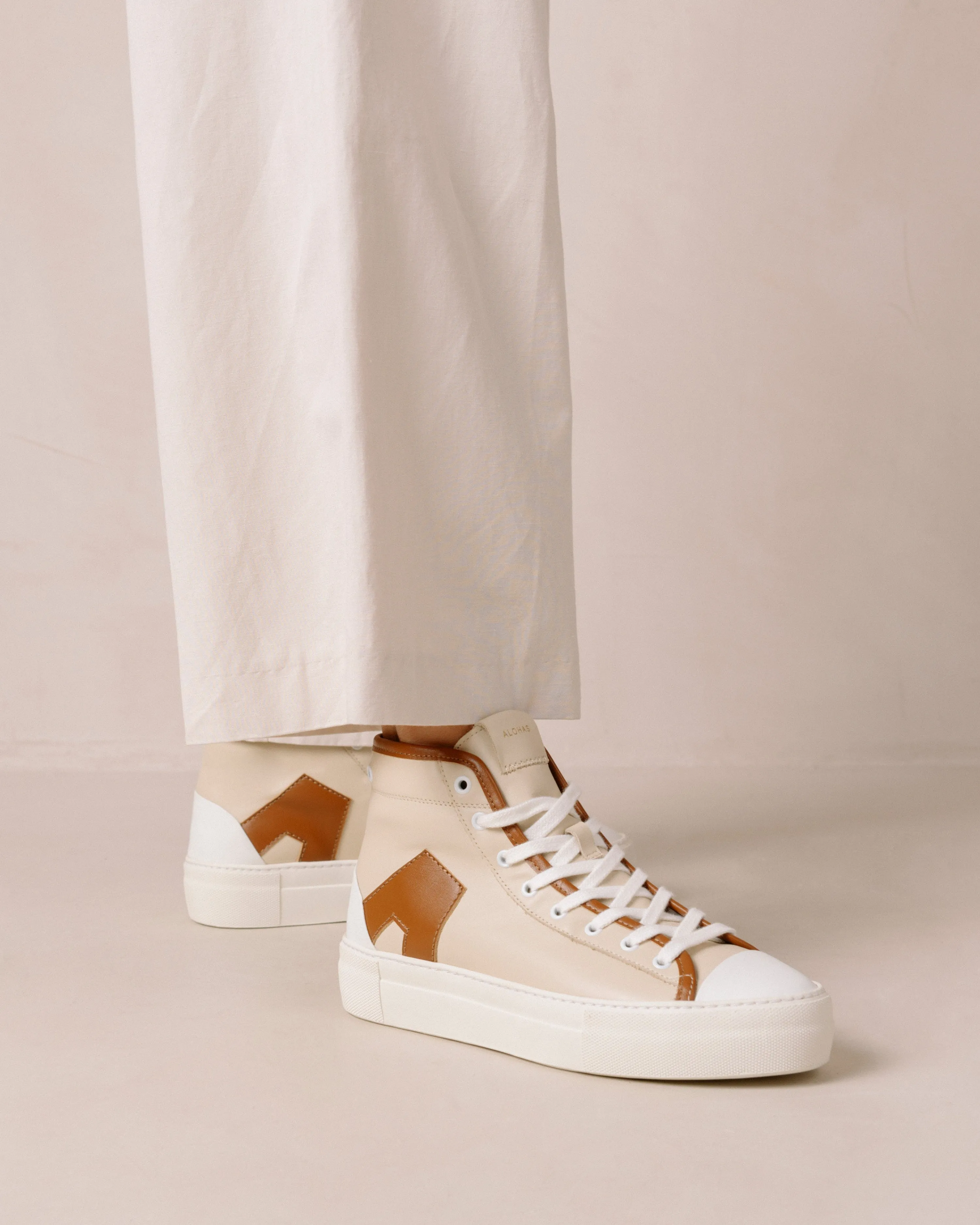 TB.35 COOKIE SNEAKER - BROWN/BEIGE