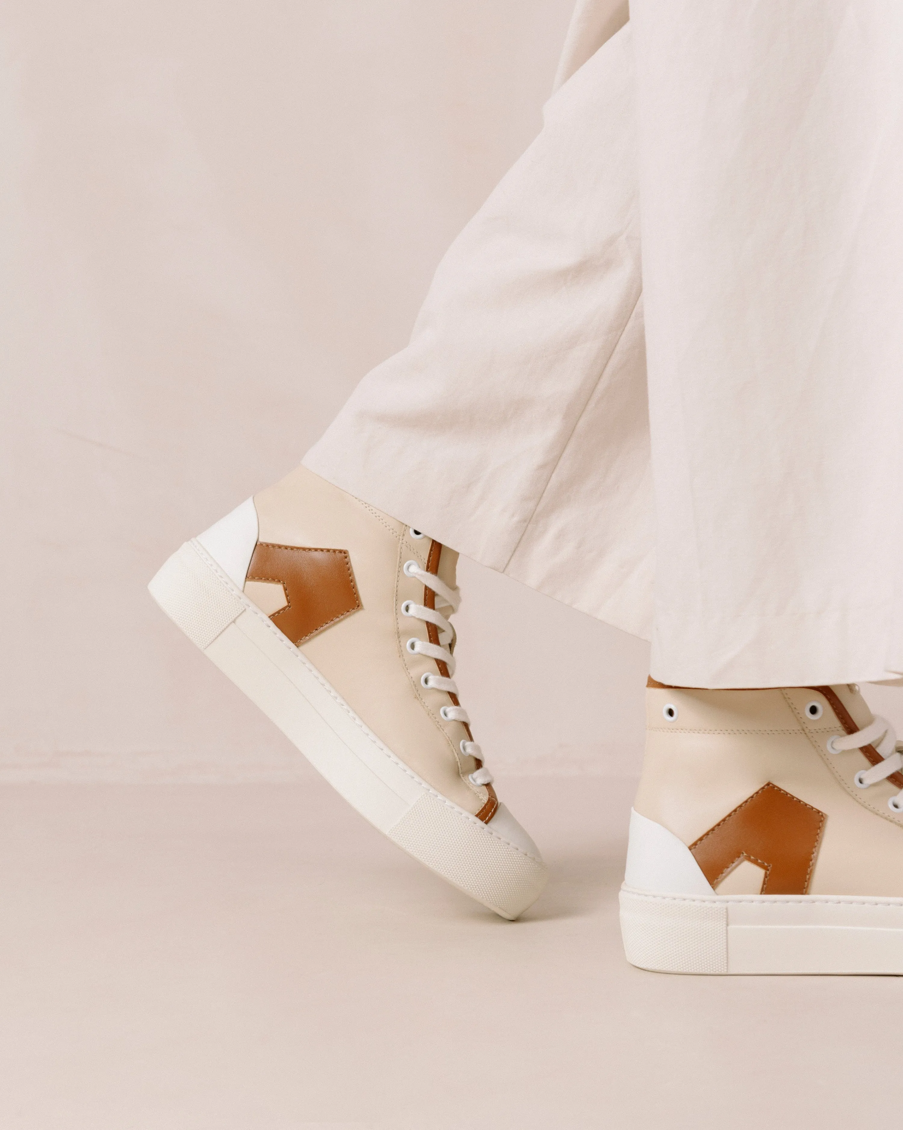 TB.35 COOKIE SNEAKER - BROWN/BEIGE