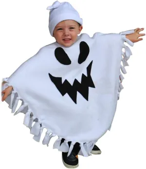 Toddler Kids Baby Girl Boy Ghost Costume Halloween Cloak Cape Hat Funny Cosplay Clothes