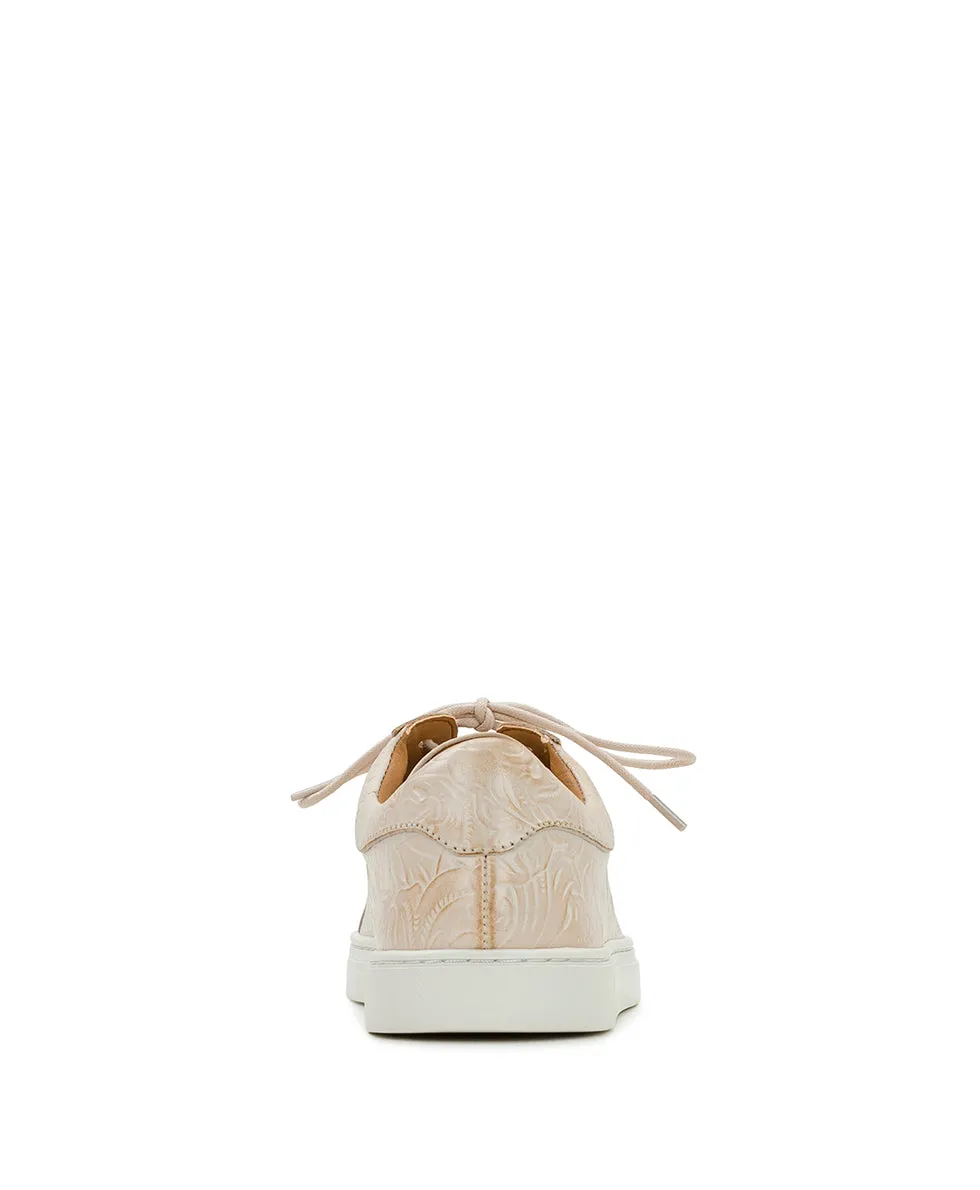 Uma Sneaker - Tooled — Chalk White