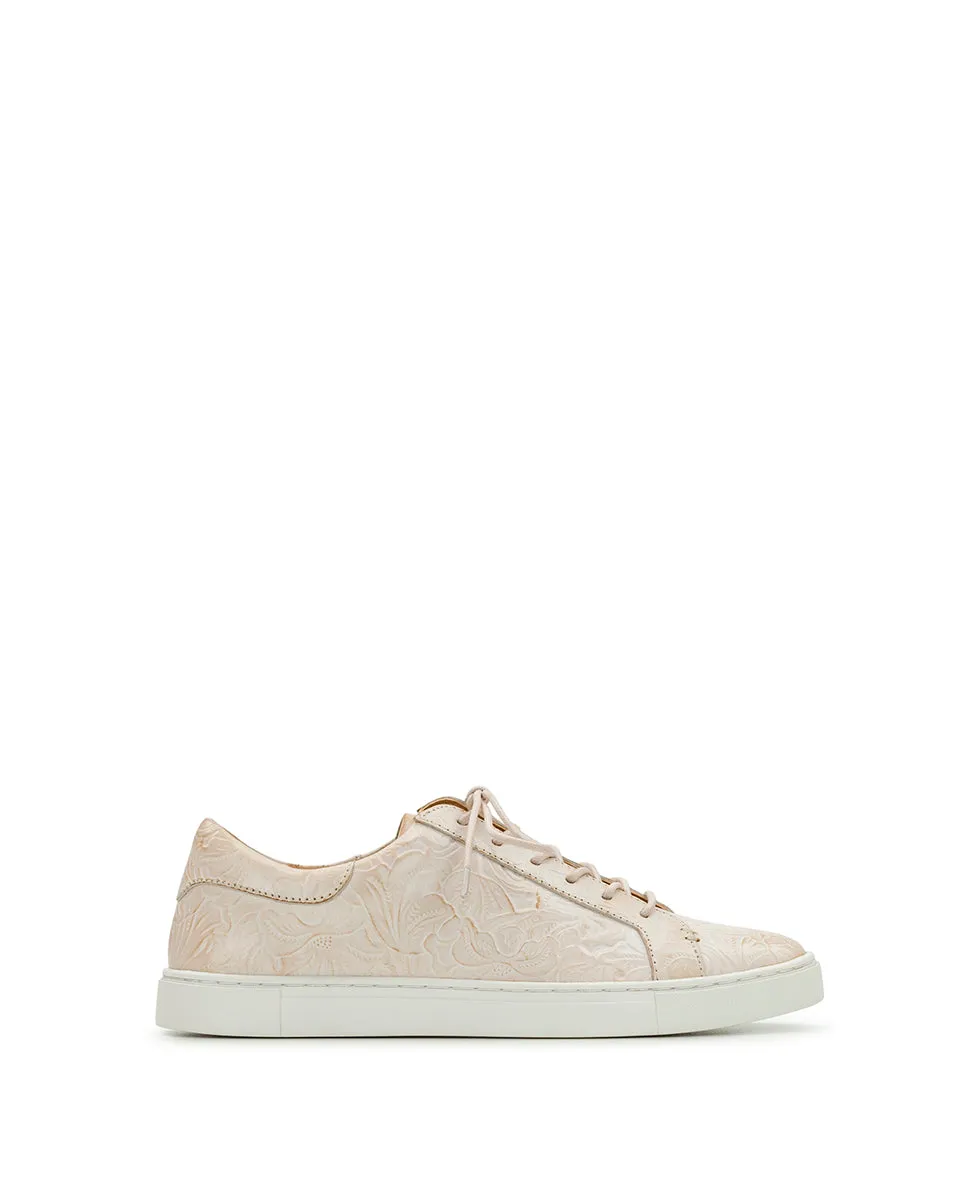 Uma Sneaker - Tooled — Chalk White