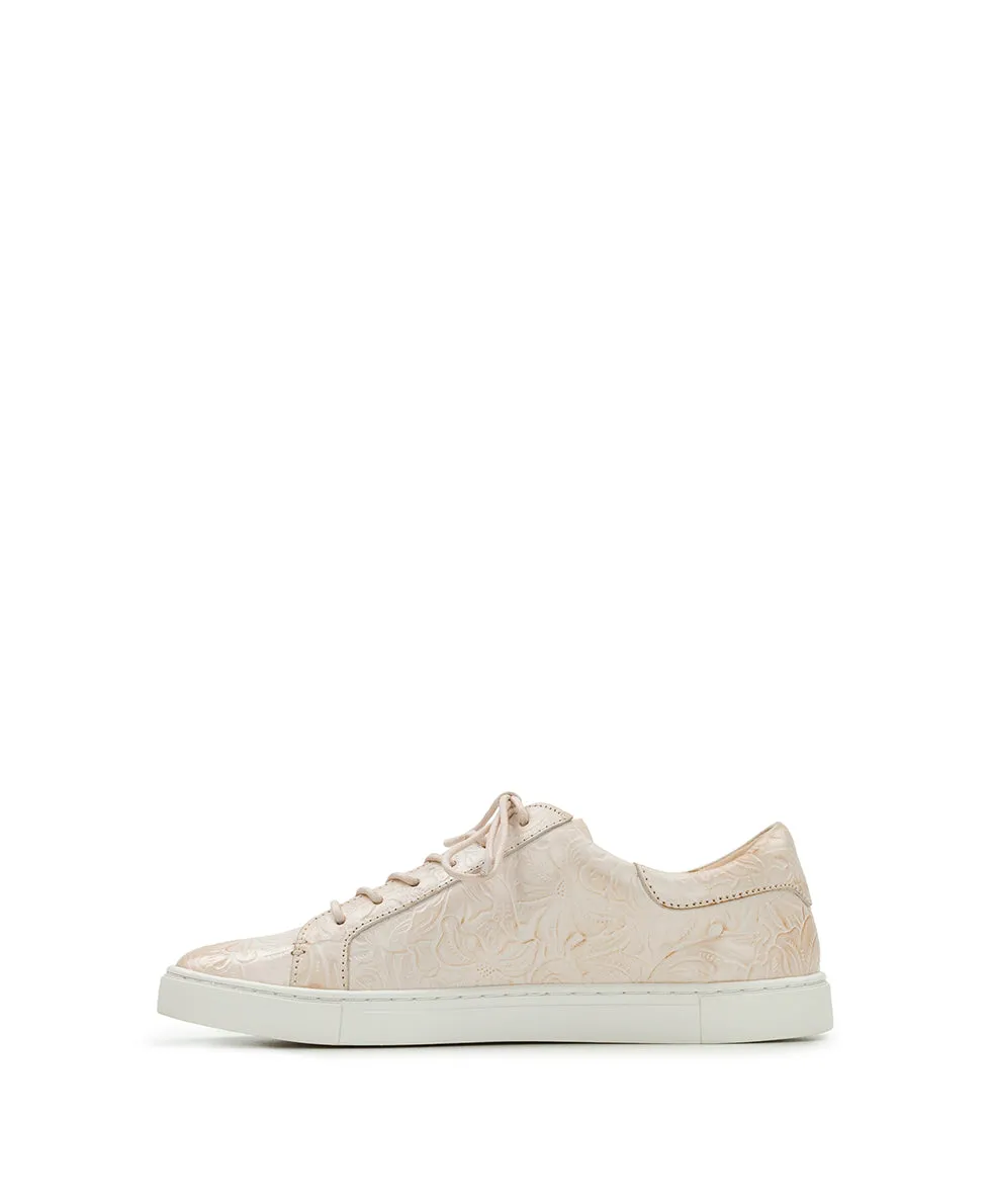 Uma Sneaker - Tooled — Chalk White