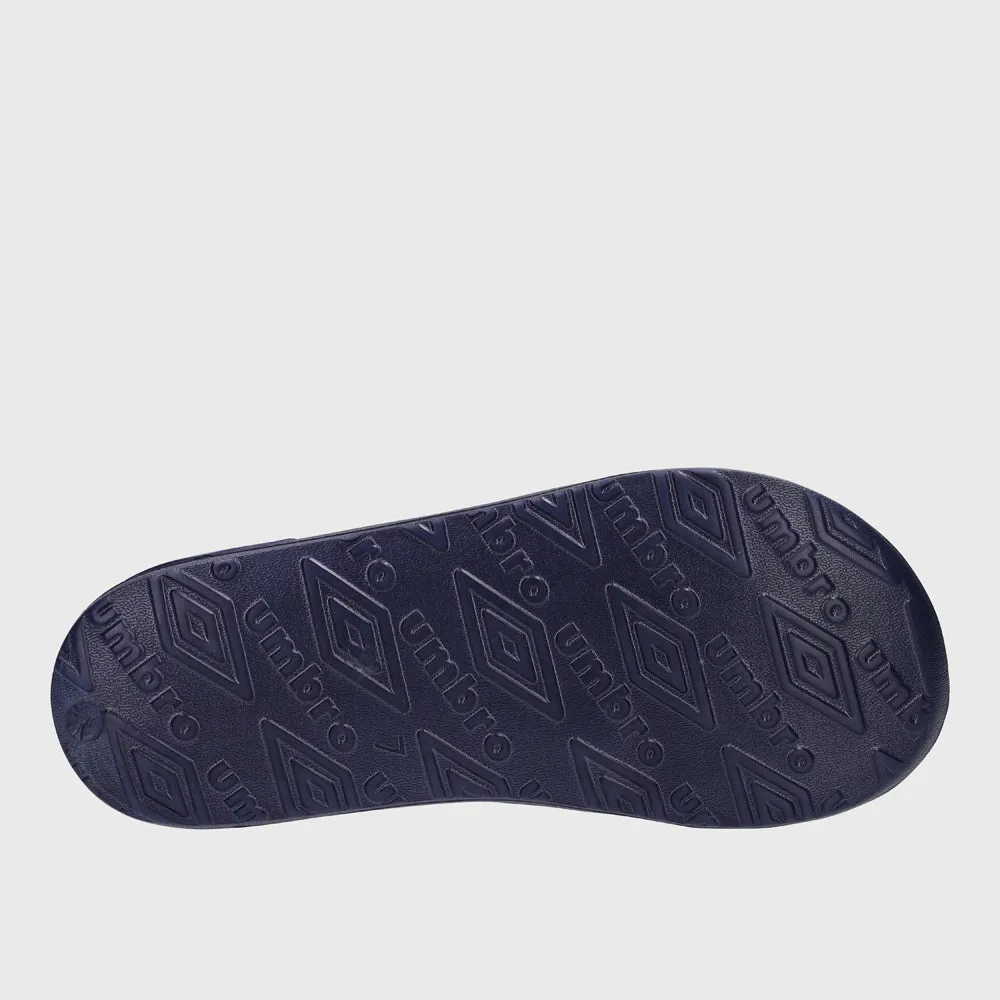Umbro Mens Comfort Slide Blue/White _ 182088 _ Blue