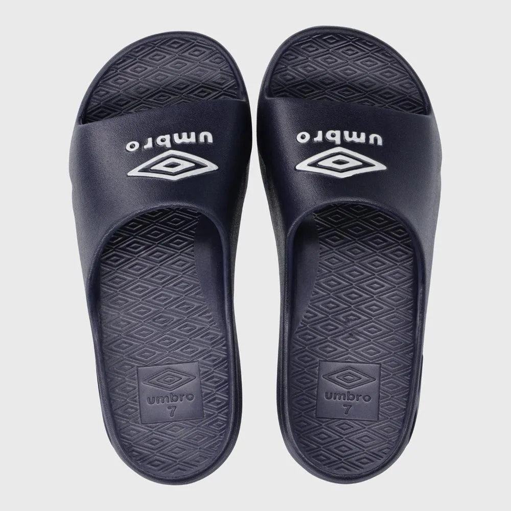 Umbro Mens Comfort Slide Blue/White _ 182088 _ Blue