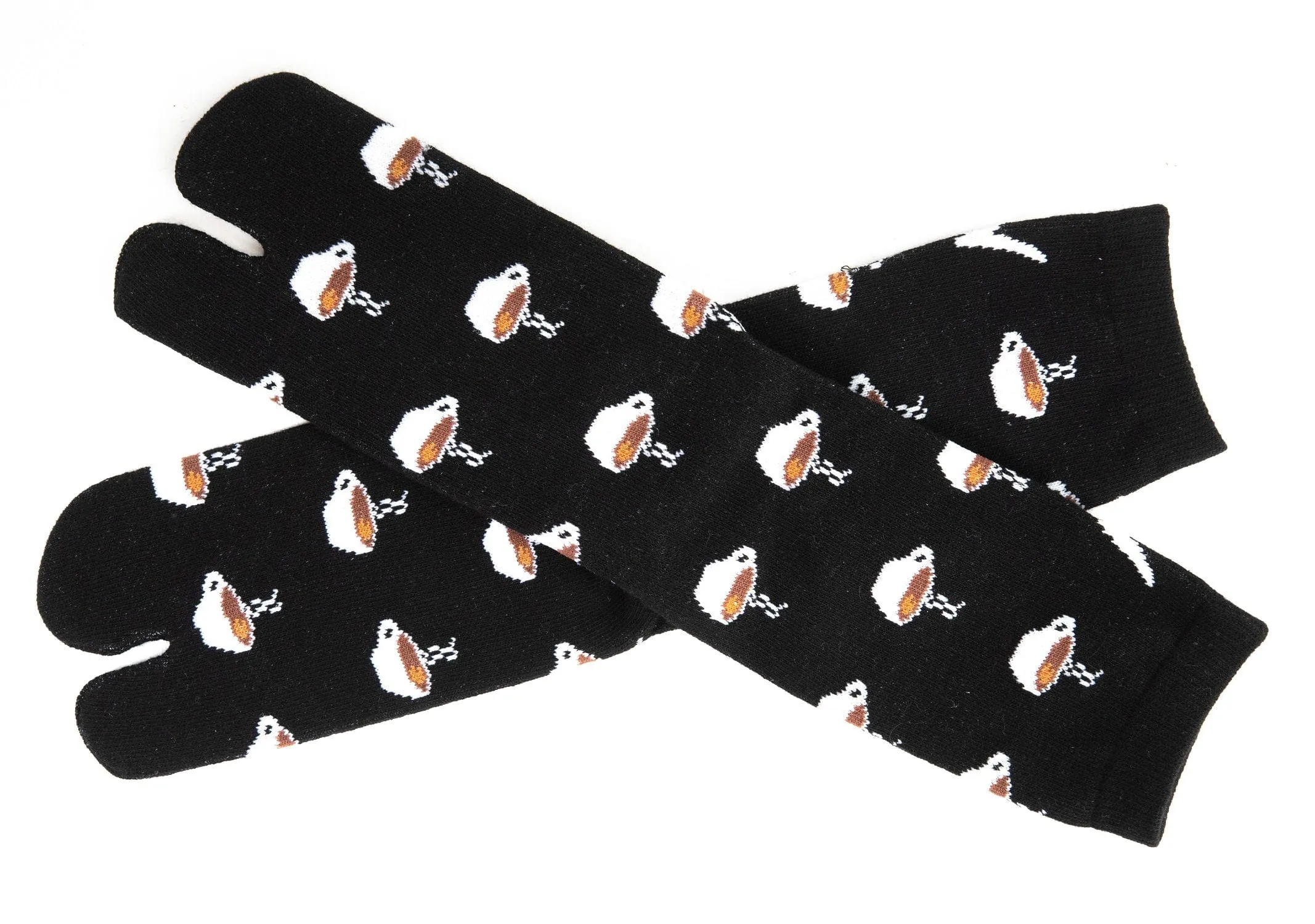 V-Toe Socks, Inc Unisex Flip Flop Tabi Socks - Coffee Cups
