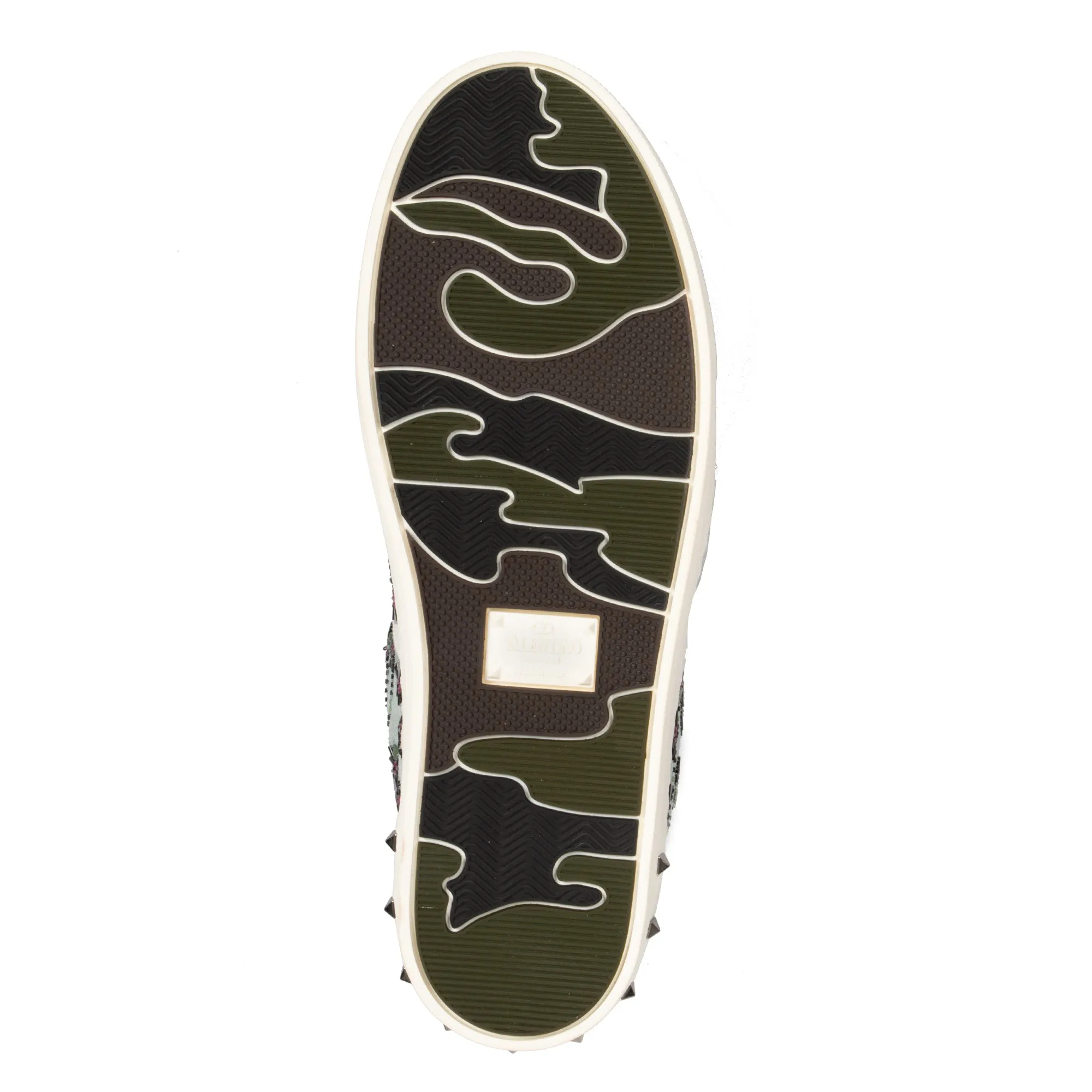 Valentino Flycrew Embroidered Sneaker in Blue