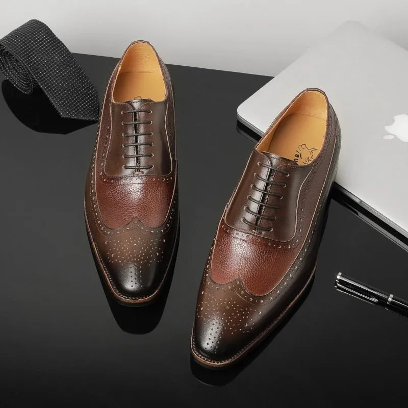 Veltique Croctex Laced Elegance Brogues