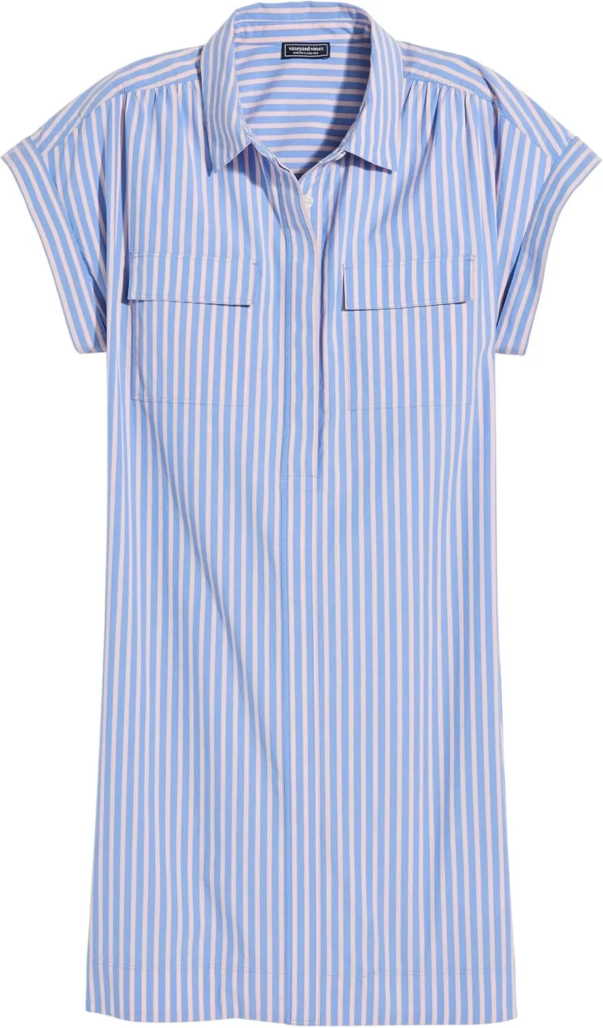 vineyard vines Women's Poplin Utility Margo Shirtdress