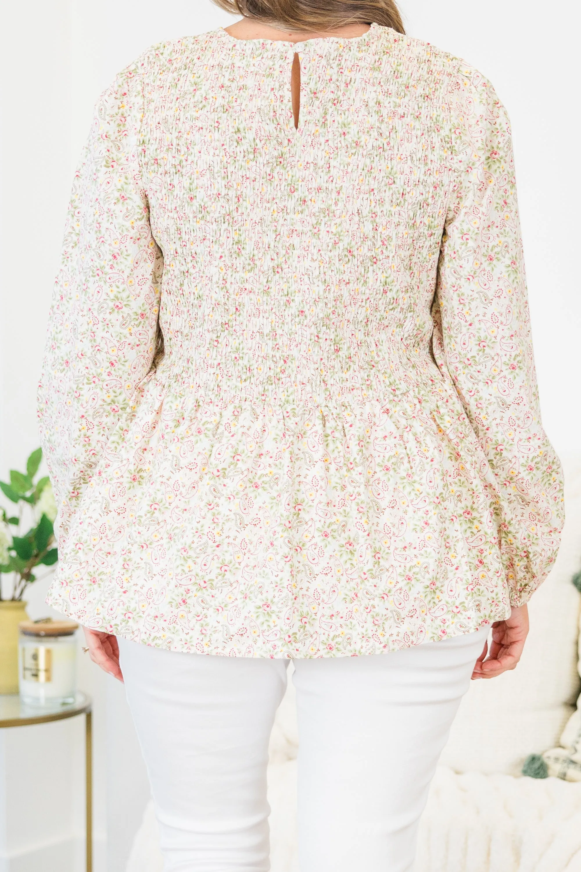 Wallflower Kisses Top, White