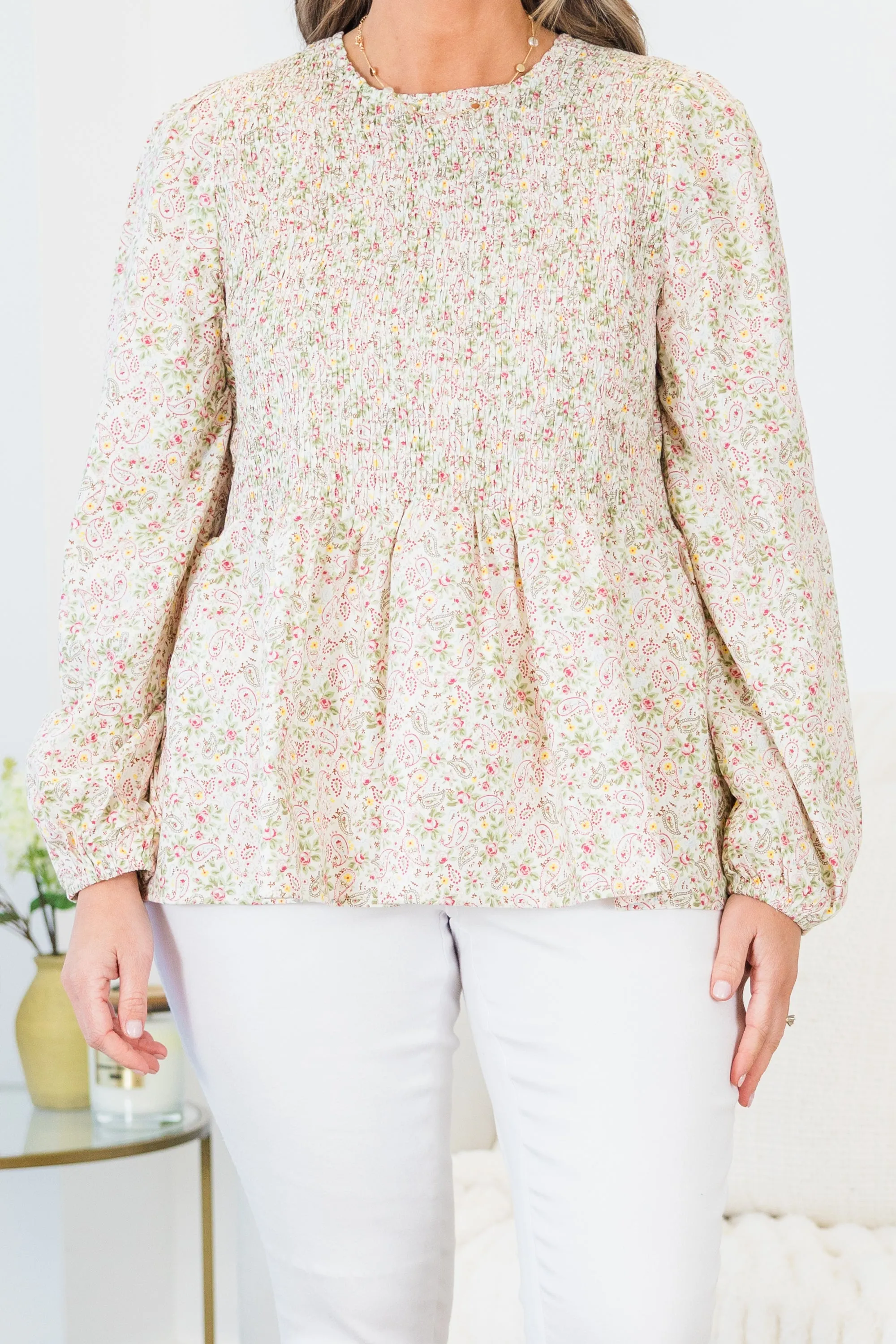 Wallflower Kisses Top, White