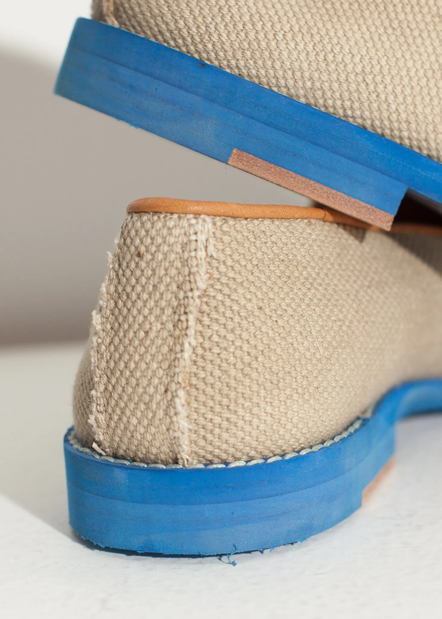 Wingtip Loafer in Blue - More Choice