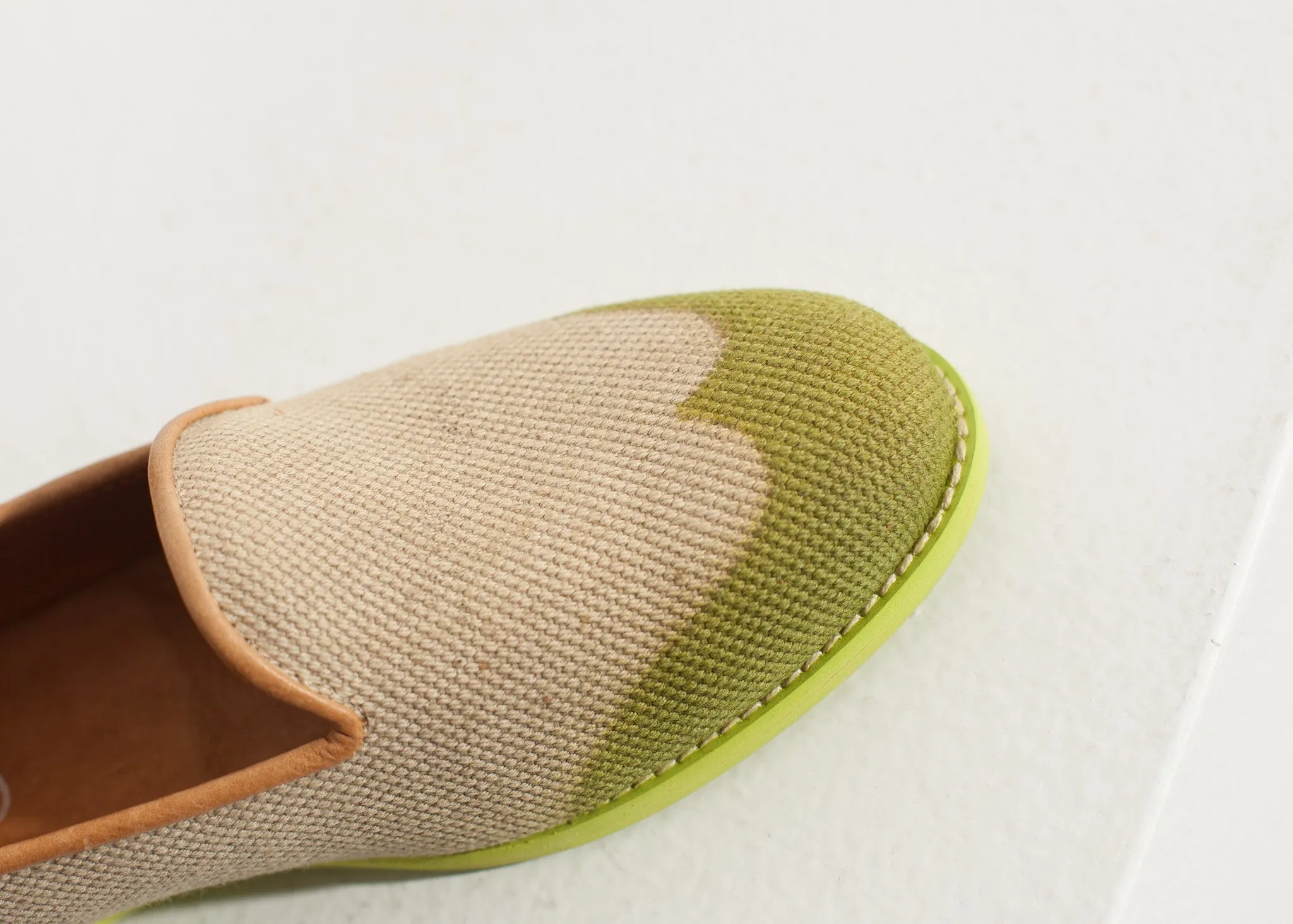 Wingtip Loafer in Lime - More Choice
