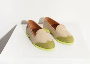 Wingtip Loafer in Lime - More Choice