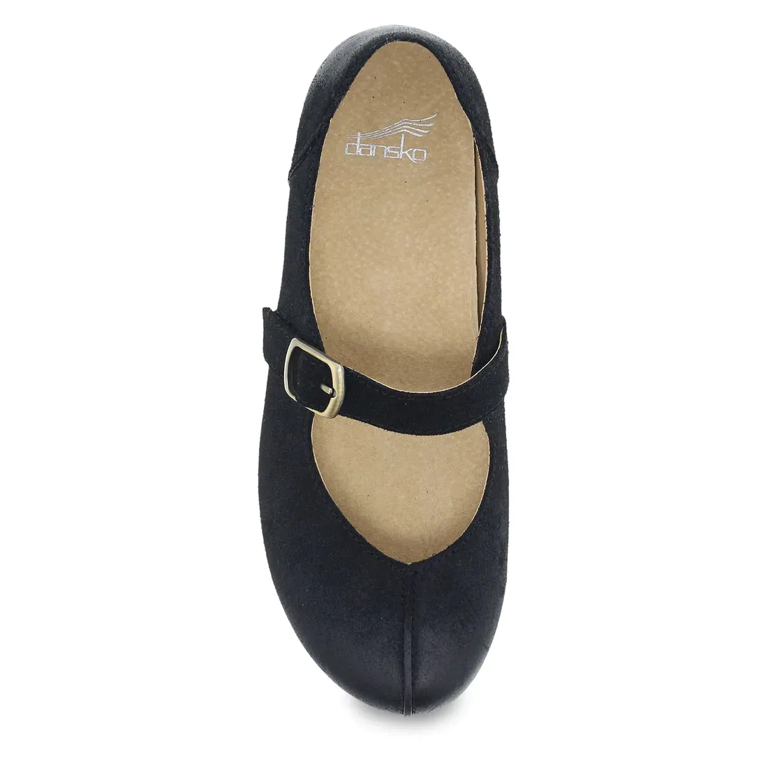 Women's Dansko | Mika Burnished Suede Shoe | Black