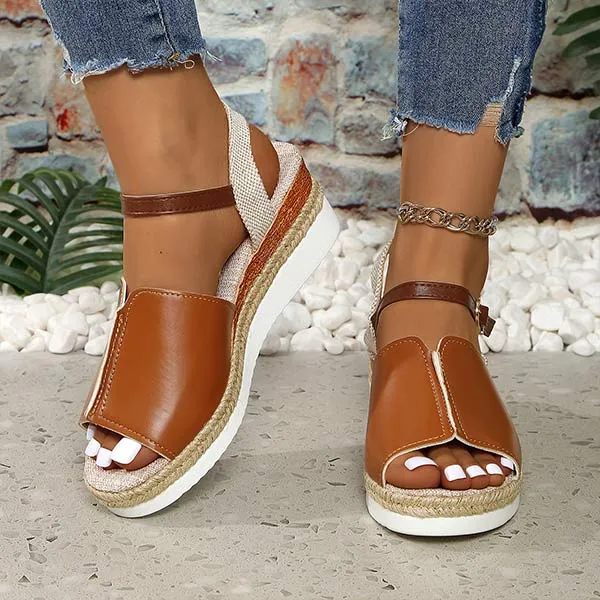 Women's Leopard Print Platform Casual Sneakers 10032949C