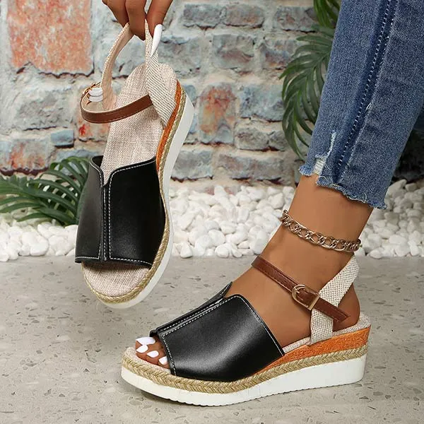Women's Leopard Print Platform Casual Sneakers 10032949C