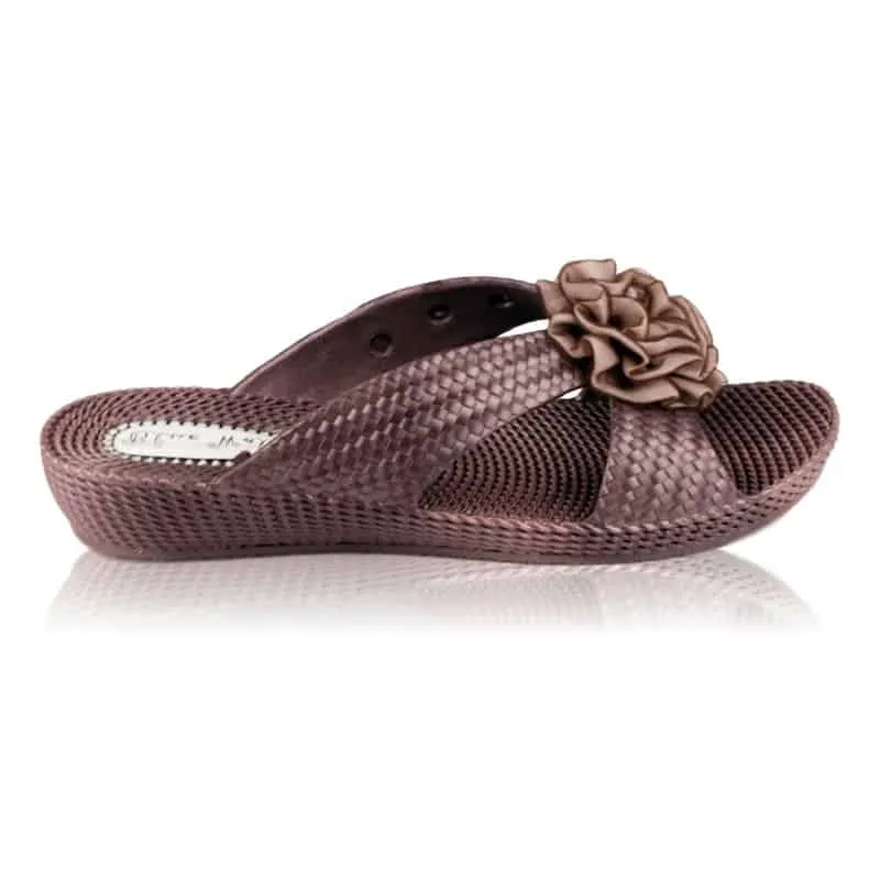 Womens Mule Sandals Brown M